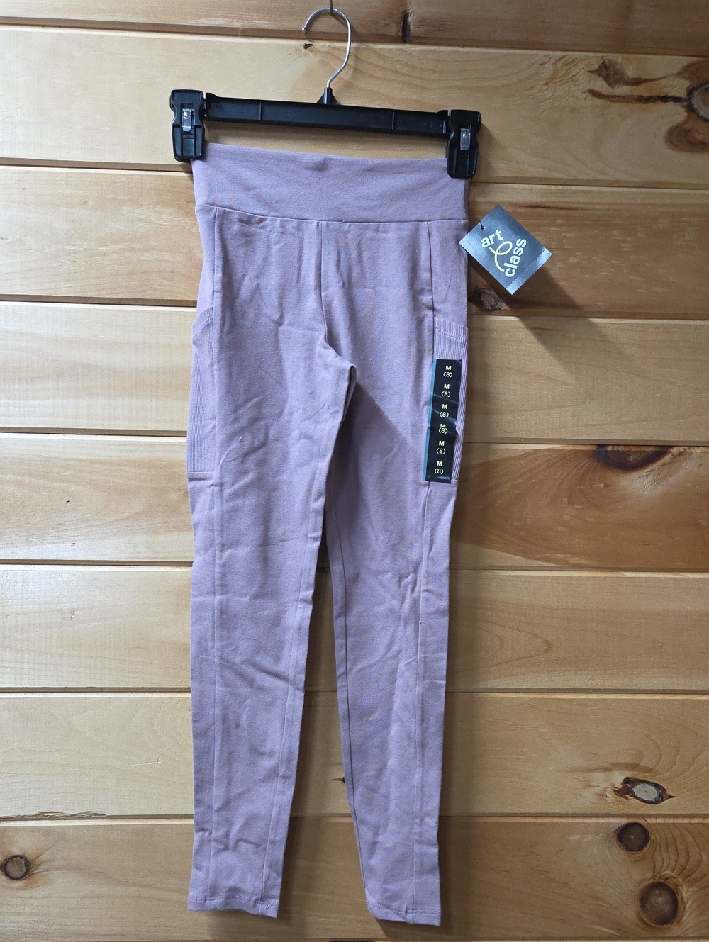art class Mauve High-Waist Girls' Leggings